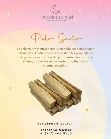 **¡Descubre el Poder del Palo Santo!** Transforma tu hogar u oficina con las poderosas propiedades espirituales del Palo Santo. Esta herramienta ancestral, utilizada por grandes santeros y chamanes, aleja las malas vibraciones y espíritus, creando un ambiente de paz y bienestar. **Beneficios del Palo Santo:** - **Limpieza Espiritual:** Elimina las energías negativas y promueve la armonía. - **Propiedades Sanadoras:** Conectado con la sabiduría de nuestros ancestros. - **Uso Ancestral:** Res... Palo Santo Cleansing, Palo Santo Affirmation, Palo Santo Smudging Affirmation, Palo Santo Smudge Pop, Sage And Palo Santo, Quick Saves