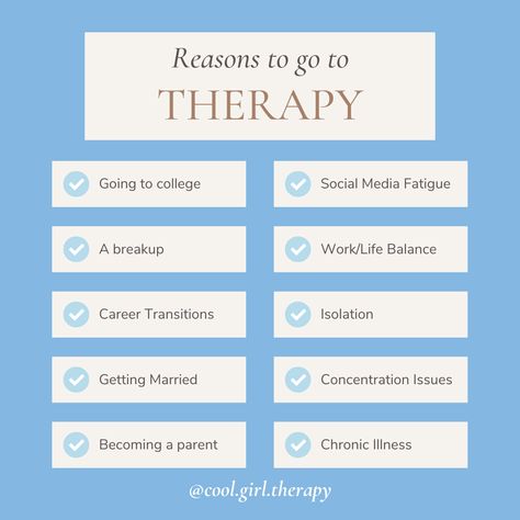 I have heard from so many clients common misconceptions like: “My problems are not that bad” “Therapy is for ‘crazy people’” “I don’t even know what I would talk about in therapy” “What if I run out of things to talk about?” “Will my therapist think I don’t belong in sessions?” I am here to help ease your fears about starting the therapy process. Everyone can benefit from therapy. If you're interested to start your therapeutic journey check out my website https://www.coolgirltherapy.co/ Things To Talk About With Your Therapist, Things To Talk To Your Therapist About, In Session Sign Therapy, Things To Talk About In Therapy, What To Talk About In Therapy, Therapy Session Aesthetic, Talking Therapy, Go To Therapy, Things To Talk About