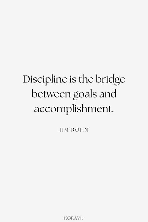 Discipline is the bridge between goals and accomplishment.  Discipline ; goal ; accomplishment ; motivation ; quote ; quotes Quotes About Accomplishment, Quotes About Discipline, Accomplishment Quotes, Hard Challenge, Discipline Quotes, 75 Hard, Military Quotes, Motivation Quote, Dream Board