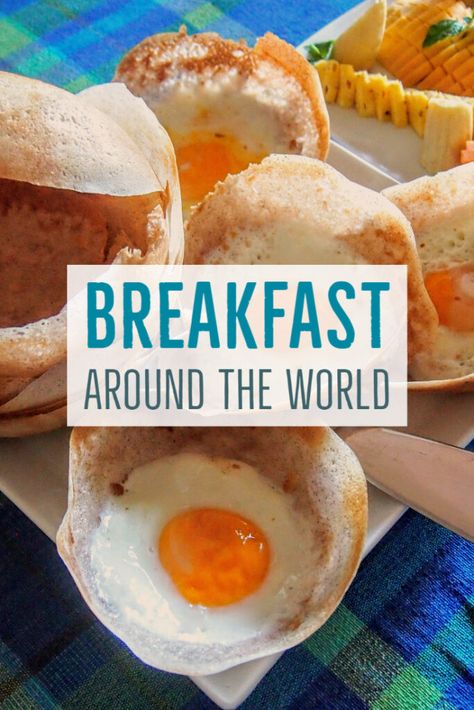 Authentic Dishes From Around The World, Authentic Recipes From Around The World, World Chef, Breakfast Around The World, Country Breakfast, Spanish School, Recipes Around The World, Around The World Food, Favorite Breakfast Recipes