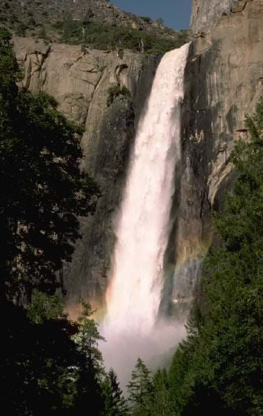 A photograph shows water dropping from a very high waterfall. Gravitational Potential Energy, Hydroelectric Power Plant, Us Geography, Drop Water, Energy Transformations, Falling Water, Hydroelectric Power, Potential Energy, Energy Transfer