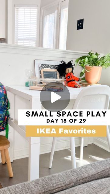 Small Play Space Ideas, Small Playroom Ideas Space Saving, Playroom Ideas Small Space, Small Game Room Ideas, Ikea Pieces, Small Kids Playrooms, Dining Room Playroom, Space Play, Small Playroom