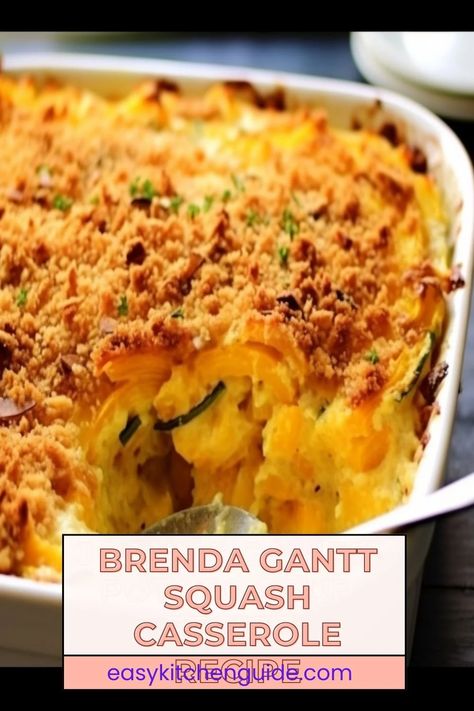 Brenda Gantt Squash Casserole Recipe Brenda Gantt Recipes, Squash Casserole Recipes, Baked Bean Recipes, Kitchen Guide, Squash Casserole, Dinner Guests, Good Foods To Eat, Easy Casserole Recipes, October 2