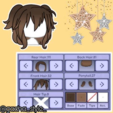 Gotcha Life Hair, Gacha Life Outfits Hair, Gacha Life Hairstyles, Gacha Life Hair Ideas, Hair Gacha, Gacha Hair, Gotcha Life, Pelo Anime, Manga Clothes