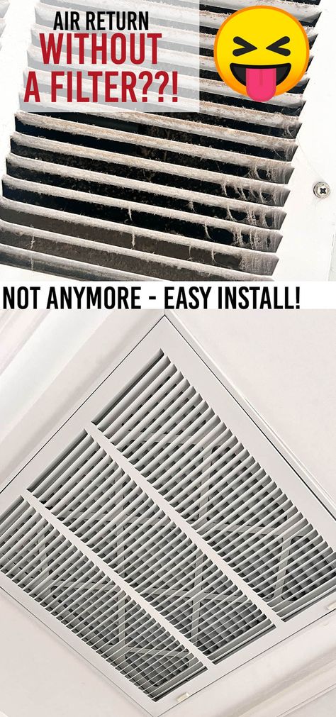 Home A/C Return Filter, Grille, and Filter's Frame Install - Remodelando la Casa Return Air Grill, Cold Air Return, Return Air Vent, Ceiling Vents, Air Return, Hvac Unit, Home Ac, Hvac System, Clean Air