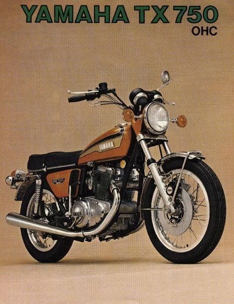 Motorcycles Yamaha, Yamaha Bikes, Motos Honda, Japanese Motorcycle, Retro Bike, Cb 750, Yamaha Motorcycles, Motorcycle Posters, Yamaha Motorcycle