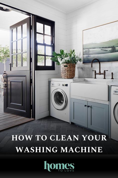 There’s actually a lot to be said for cleaning your cleaning stuff. To help you do a thorough job without risking damage, here’s how to clean your washing machine to keep it well-maintained and germ-free. How To Clean Washing Machine, Clean The Washing Machine, Clean A Washing Machine, Clean Your Washing Machine, Outdoor Renovation, Cleaning Stuff, Homes To Love, Clean Washing Machine, Home Organisation