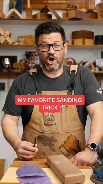 Katz-Moses Tools/Woodworking on Instagram: "Sanding on EASY Mode #woodworking #sanding #tips #tricks #sandingtips Watch my YT Video: How to Sand Like a Pro" Wood Joining, Sanding Tips, Easy Small Wood Projects, Woodworking Quotes, Sanding Wood, Sanding Tools, Wood Slice Crafts, Diy Blocks, Woodworking Ideas Table