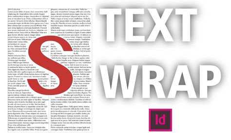 Text Around Image, Text Wrap, Adobe Indesign Tutorials, Indesign Tutorials, How To Wrap, Design Hack, Inspirational Design, Adobe Indesign, Design Skills