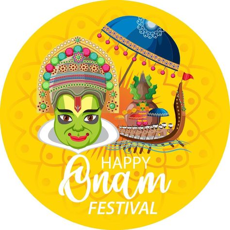 Onam Hindu harvest festival poster Festival Poster, Tree Saw, Wedding People, Heart Tree, Harvest Festival, Cityscape Photos, Logo Banners, Festival Posters, Nature Backgrounds