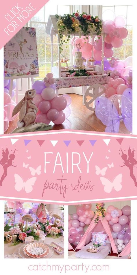 Take a look at this cute swan-themed sleepover! The teepees are so pretty! See more party ideas and share yours at CatchMyParty.com Fairy Teepee Party, Pink Fairy Themed Party, Enchanted Fairy Birthday Party Backdrop, Butterfly Teepee Party, Fairy Party Packs, Enchanted Fairy Party, Fairy Tent, Fairy Theme Birthday Party, Fairy Garden Birthday Party Amazon.com