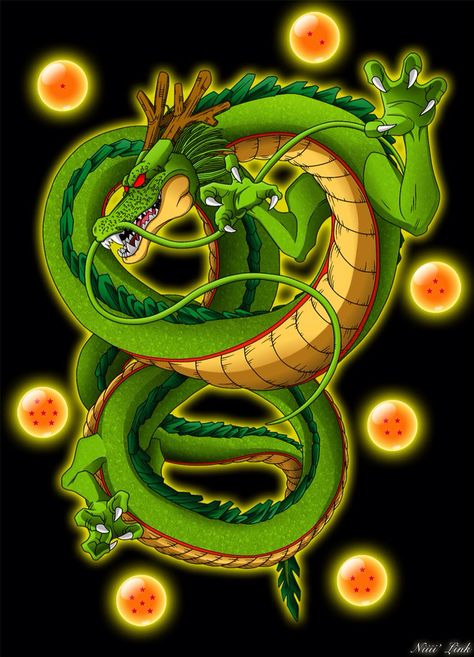 Shenron with the 7 dragon balls Shen Long Tattoo, Dbz Tattoo, 7th Dragon, Dragon Ball Tattoo, Dragon Ball Super Wallpapers, Dragon Balls, Dragon Ball Wallpapers, Dragon Ball Artwork, Chinese Dragon