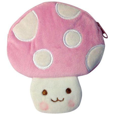 Toffee Apple Pink Kawaii Mushroom Coin Purse | ShopLook Mushroom Coin Purse, Mushroom Purse, Beanie Boo Dogs, Kawaii Mushroom, Kawaii Bags, Pink Kawaii, Toffee Apple, Rosy Cheeks, Beanie Boo