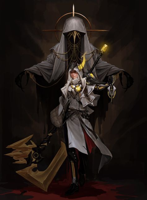 Anime Priest, 3 Characters, Samurai Gear, Fantasy Art, Darth Vader, Character Design, Anime, Fictional Characters, Art