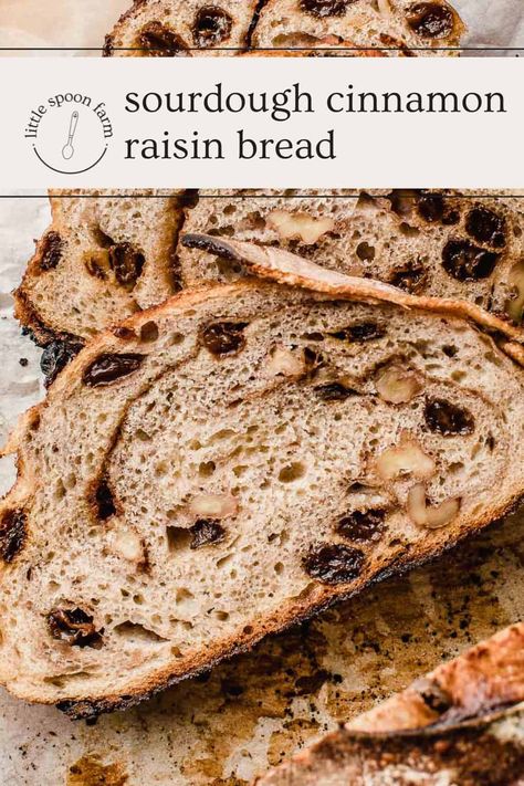 Cinnamon Rasin Bread, Sourdough Cinnamon Raisin Bread, Cinnamon Raisin Sourdough Bread, Cinnamon Raisin Sourdough, Sourdough Cinnamon Raisin, Recipe Using Sourdough Starter, Dessert For Breakfast, Sourdough Starter Discard Recipe, Cinnamon Raisin Bread