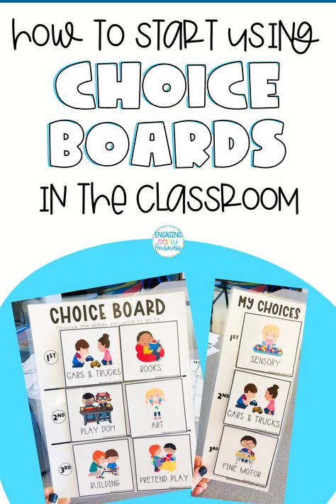 Choice Boards are a great way for students to develop important skills while also making classroom management more effective. Head to this blog post to find out some tips on using choice boards in the classrooms and to check out some choice board templates to use with students! Preschool Choice Board, Upper Elementary Activities, Classroom Organization Elementary, Effective Classroom Management, Choice Board, Skill Building, Choice Boards, Back To School Hacks, Back To School Crafts