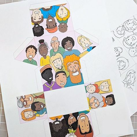 Church is people! - A Sketch Of Faith | Easy Bible crafts for kids Bible Class Activities, Connect Group, Kids Church Lessons, Building Crafts, Olympic Party, Children's Church Crafts, Body Craft, Group Crafts, Sunday School Kids