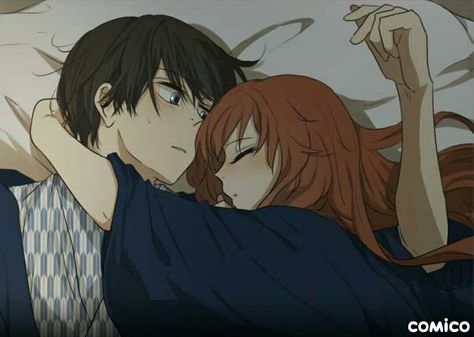 Anime Couples Sleeping, Tamako Love Story, Romantic Anime Couples, Romantic Manga, Cute Anime Profile Pictures, Cute Couple Art, Manga Love, Anime Love Couple, Romantic Art