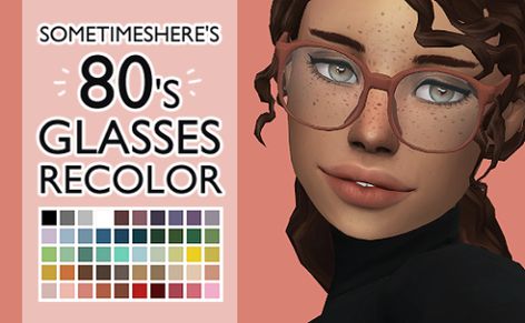 Sims 4 80s, 80s Glasses, Sims 4 Decades Challenge, Big Glasses, Sims 4 Mm Cc, Sims 4 Cc Folder, Free Sims, Sims 4 Dresses, Sims 4 Characters