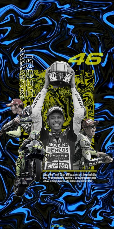 Rossi 46 Wallpaper, Valentino Rossi 46, Valentino Rossi, Moto Gp, Marseille