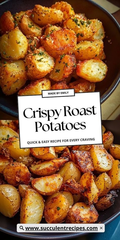 Elevate your meals with these Crispy Roast Potatoes! Golden-brown and perfectly seasoned, they’re the ultimate side dish for any occasion, adding a satisfying crunch to your plate. Potatoes Dinner Recipes, Potatoes Dinner, The Best Roast, Best Roast Potatoes, Best Roast, Crispy Roast Potatoes, Potatoes Roasted, Potato Dinner, Crab Recipes