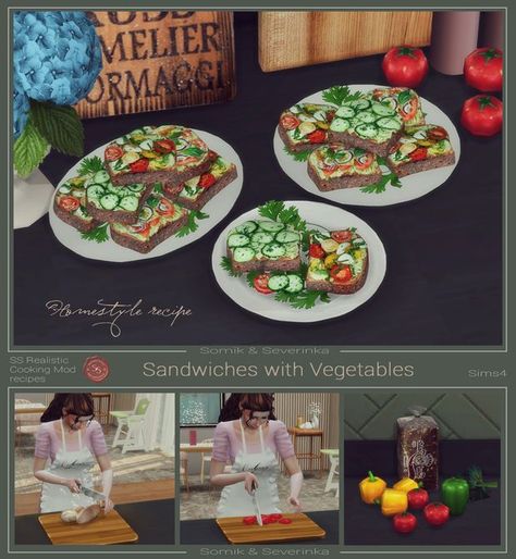 Sims 4 Cc Furniture Living Rooms, Dinner Vegetarian, Sims 4 Kitchen, Sims Stories, Sims 4 Cas Mods, Sims 4 Anime, Sims 4 Game Mods, Sims 4 Cc Makeup, Sims 4 Body Mods