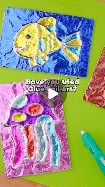 Working With Kids, Hot Glue Art, Diy Pop Up Cards, Summer Art Projects, Glue Art, Silicone Glue, Sensory Crafts, Crafts For Seniors, Cool Art Projects