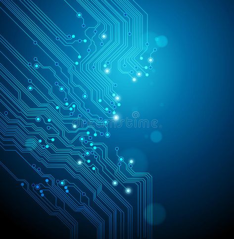 Technical Background, Blue Board, Green Tech, Background Illustration, Circuit Board, Social Media Graphics, Blue Background, Blue Backgrounds, Free Vector Images