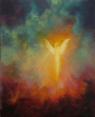 Marina Petro ~ Adventures In Daily Painting: Radiance-Spiritual Angel Art-Original Oil Painting by Marina Petro Spiritual Angels, Spiritual Paintings, I Believe In Angels, Saratoga Springs Ny, Prophetic Art, Angels Among Us, Angel Painting, Saratoga Springs, Angel Pictures