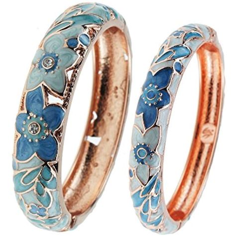 Cloisonne Jewelry Bracelet Hollow Enamel Flower Hinge Open Gift Bangles Bracelets for Women Gilrs 88A10 -- Want to know more, click on the image. (This is an affiliate link) Cloisonne Jewelry, Vintage Bangle Bracelets, Rhinestone Rose, Rose Green, Vintage Bangles, Enamel Bangle, Enamel Bracelet, Enamel Ring, Bracelets Jewelry