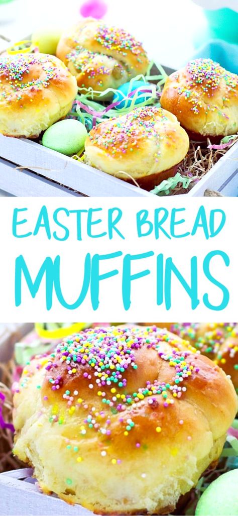 Unique Muffins, Easter Muffins, Easter Rolls, Baking Easter, Recipes Muffins, Dessert Easter, Fun Easter Treats, Food Easter, Easter Bread Recipe