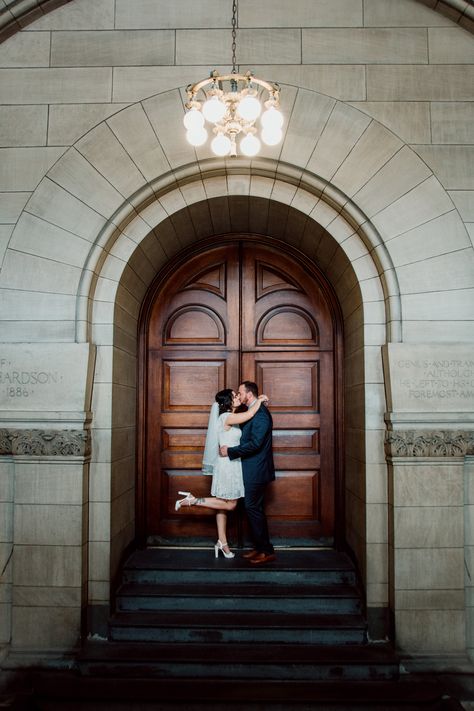 Courthouse Marriage, Pasadena City Hall, New York City Hall, Downtown Pittsburgh, Arizona City, Allegheny County, Engagement Pictures Poses, Indoor Ceremony, City Hall Wedding