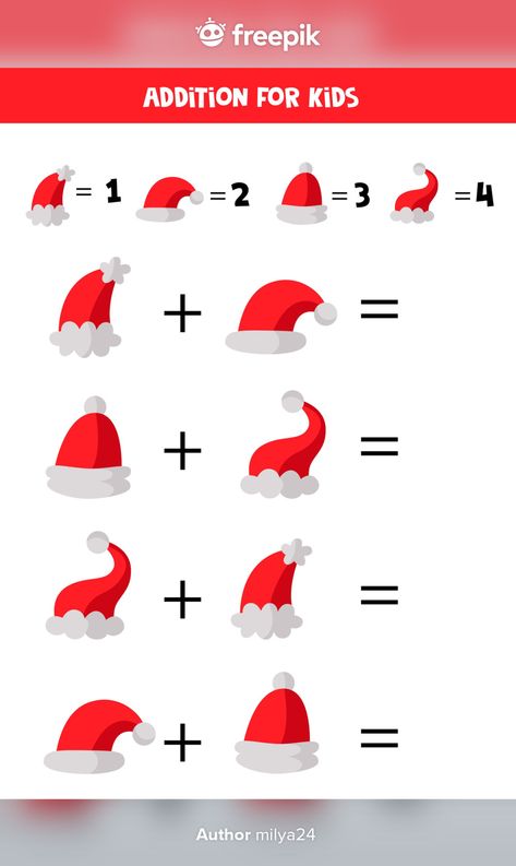 Cartoon Christmas Presents, Santa Math, Writing Practice For Kids, Educational Math Games, Christmas Present Boxes, Mathematics Games, Cartoon Christmas Tree, Math Games For Kids, Christmas Worksheets