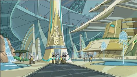 Rick and Morty Episode 10 Close Rick-Counters of the Rick Kind #rickandmorty #scifi #sciencefiction #cool Rick And Morty Episodes, Rick And Morty Quotes, Morty Smith, Best Movie Posters, The Citadel, Rick Sanchez, Rick Y Morty, We Movie, Future City