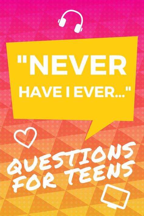 Get ready for a fun time with your friends with these Never Have I Ever Questions for teens and college students! Teen Sleepover Games, Questions For Teens, Never Have I Ever Questions, Fun Sleepover Games, Teen Sleepover, Teen Friends, Sleepover Games, Funny Text Fails, Activities For Teens