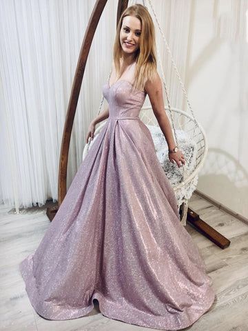 Prom Dresses Shiny, Pink Long Prom Dresses, Satin Long Prom Dress, Prom Dress A Line, Prom Dresses Long Pink, Pink Evening Dress, A Line Evening Dress, Long Prom Dresses, Pink Prom Dresses