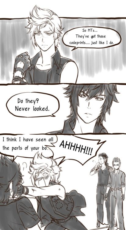 Final Fantasy xv / Noctis x Prompto / #ffxv Final Fantasy Funny, Prompto Argentum, Final Fantasy Collection, Final Fantasy Artwork, Final Fantasy X, Final Fantasy Art, Gurren Lagann, Final Fantasy Xv, Fantasy Series