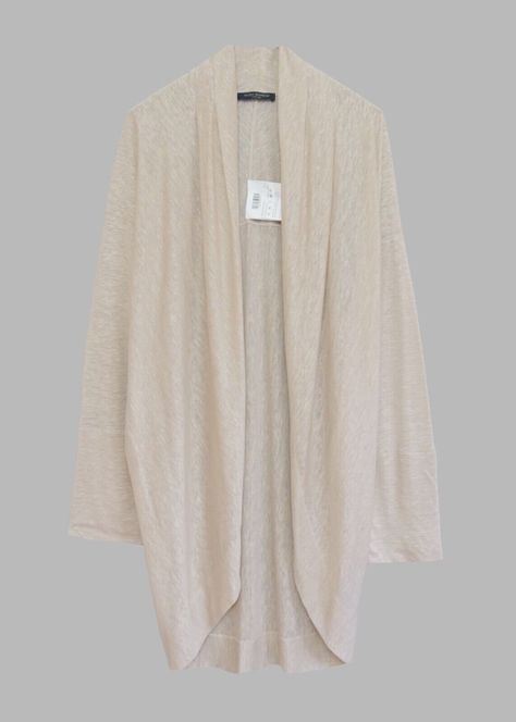 Crafted in Italy from a lightweight finely woven pure linen fabric this lovely cardigan from Piazza Sempione in a natural oatmeal colour is tailored in a relaxed fitting open front style with long sleeves. IT 44 | UK 12 Measurements:  pit to pit: 24", pit to cuff: 18.5", pit to hem: 23" Shell: 100% Linen. Made in Italy care: cool hand wash or dry clean only. Condition: In excellent condition UK Postage & Delivery: We offer FREE shipping on all items sent within the UK. We aim to dispatch within one working day and all items will be sent via Royal Mail (unless otherwise specified). Higher valued items will be sent via Royal Mail Signed For at no extra charge.  We also offer the option of Royal Mail Special Delivery for a flat rate of just £5. Orders must be placed before 3pm to ensure same Piazza Sempione, Linen Cardigan, Oatmeal Color, Special Delivery, Lightweight Cardigan, Pure Linen, Jumpers And Cardigans, Royal Mail, Linen Fabric