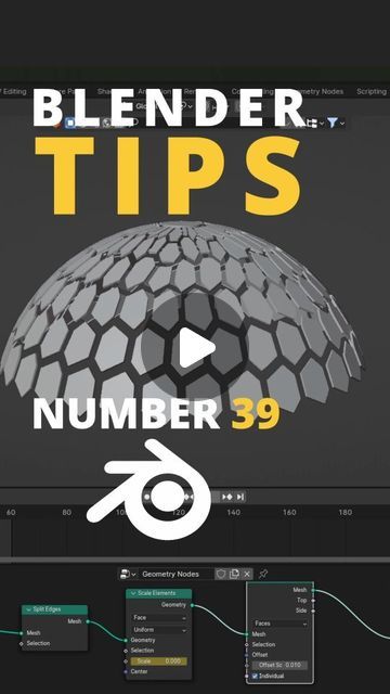 Faebe Tutorials on Instagram: "Blender Tip 39 Object to Hexagon ✔️ #b3d #blender3d #blendertutorial #blender" Blender 3d Inspiration, Blender 3d Tutorial, Blender Tips, Virtual Reality Art, Blender Models, Blender Tutorial, 3d Tutorial, 3d Modelling, Computer Graphics