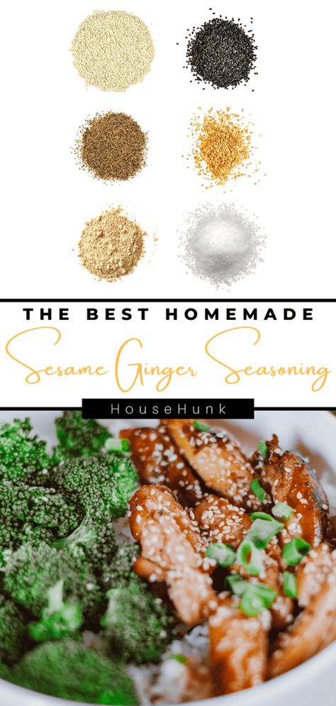 Unleash the magic of homemade Sesame Ginger Seasoning. Discover its origins, versatile uses, and easy recipe. Elevate your culinary creations today! Asian Seasoning Blend, Teriyaki Seasoning, Ginger Seasoning, Sesame Ginger Sauce, Teriyaki Recipes, Stir Fry Seasoning, Asian Sauces, Asian Seasoning, Salmon Glaze Recipes