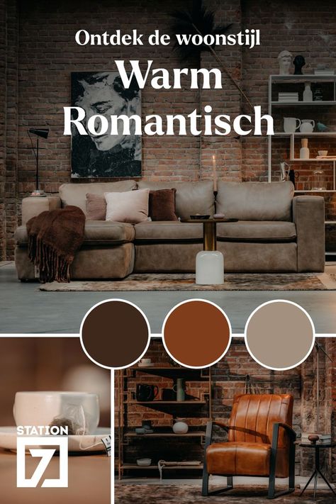 Een warm romantisch interieur richt je in door industrieel met landelijk te combineren. Zo krijgt je woning een rustieke industriële uitstraling. In deze woonstijl combineer je natuurlijke materialen zoals ruw hout met stoer industrieel staal. Handgepoetst en geschuurd leren meubels in een neutraal kleurpallet van beige, cognac en bruin geven je woonkamer een warme en gezellige uitstraling. Een musthave item voor deze look is lounge bank Luke in de kleur Tin. Lounge Bank, Beige Couch, In Door, Live Simply, Futon, Perfect Match, Cognac, Vintage Art, Tin