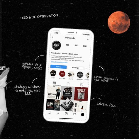 Recent branding and content creation package for @marsstudioclt ��🖤 Want to work together and get your branding dialed in and create epic content for your audience? Head to the link in our bio and apply to work with us!! Marketing On Instagram, Custom Graphics, Working Together, Brand Strategy, Content Creation, The Dream, Media Marketing, Social Media Marketing, To Work
