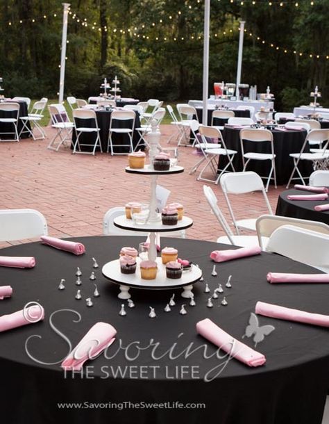 Cupcake centerpiece for each table Savoring The Sweet Life Photography Cupcake Centerpieces Wedding, Cupcake Wedding Centerpieces, Dessert Centerpieces, Gray Tablecloth, Cupcake Centerpieces, Edible Centerpieces, Dessert Holder, Cupcake Wedding, Holly Wedding