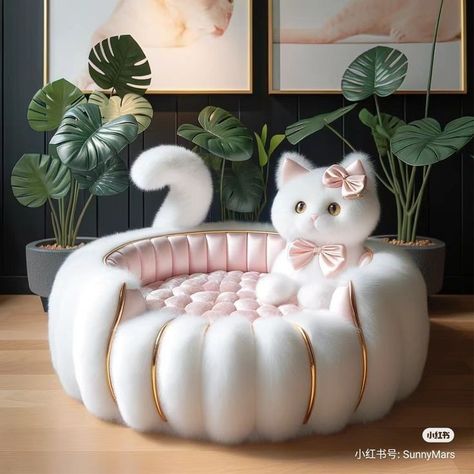 Round Couch, Animal Bed, Vaporwave Wallpaper, Cute Furniture, Bedroom Door Design, Cute Diy Room Decor, Animal Room, Cute Bedroom Decor, Backdrops Backgrounds