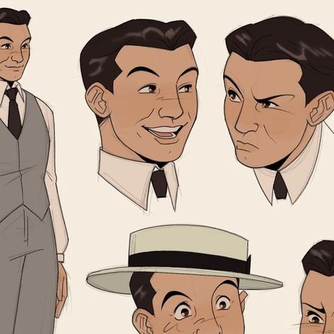 Old Guy Character Design, 50s Art Style, Middle Aged Man Drawing, Painter Character Design, Business Man Character Design, Fancy Oc, Middle Age Man Drawing, 1920s Drawing, Character Dynamics