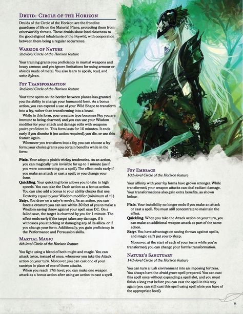 Dnd Notes, Dnd Subclasses, Dnd Druid, D D Classes, Dnd Races, Dnd Classes, Dungeon Master's Guide, Dnd Ideas, Dungeons And Dragons Classes