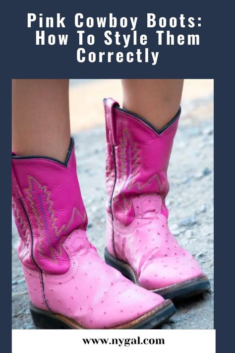 Pink Cowgirl Boots Outfit, Pink Cowboy Boots Outfit, Hot Pink Cowboy Boots, Nyc Shopping Guide, Pink Boots Outfit, Taylor Swift Vibes, Red Cowboy Boots Outfit, Cowgirl Boots Outfit, Pink Cowboy Boots