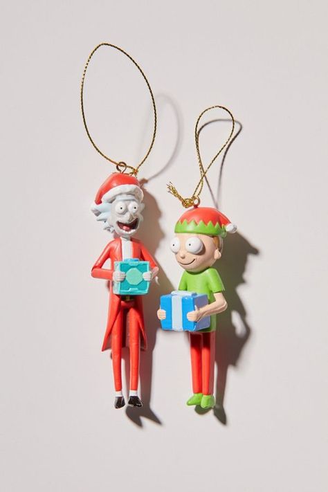 Rick And Morty Christmas Ornaments, Rick And Morty Christmas, Rick And Morty Characters, Fun Sign, Games Party, Games Board, Xmas Ornaments, Rick And Morty, Table Games