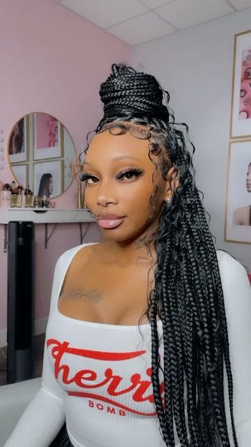 Dess Dior, Boho Knotless, African American Braids, Cute Braided Hairstyles, Protective Hairstyles Braids, Boho Braids, African Braids, Long Braids, Boho Hairstyles