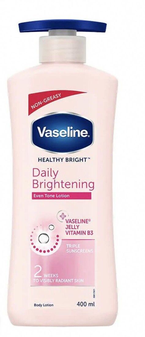 Find many great new & used options and get the best deals for Vaseline Healthy Bright Daily Brightening Lotion Triple Sunscreen 20.3 oz at the best online prices at eBay! Free shipping for many products! Vaseline Daily Brightening, Vaseline Lotion, Vaseline Jelly, Healing Dry Skin, Skin Lotion, Unwanted Hair Removal, Hand Body Lotion, Vitamin B3, Moisturizer For Dry Skin